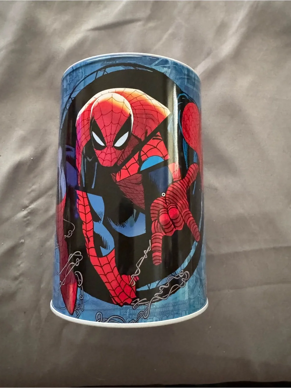 Marvel White and Black Logo Tin Box Lid